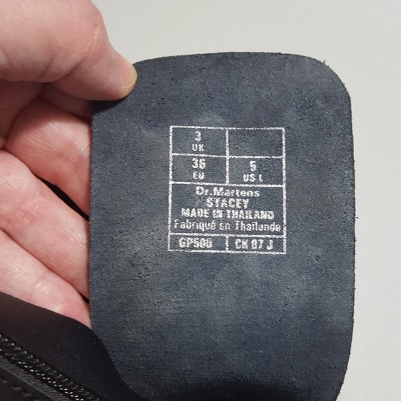 Dr Martens Stacey Ritzy Black leather Lace Up Boots - Picture 2 of 6